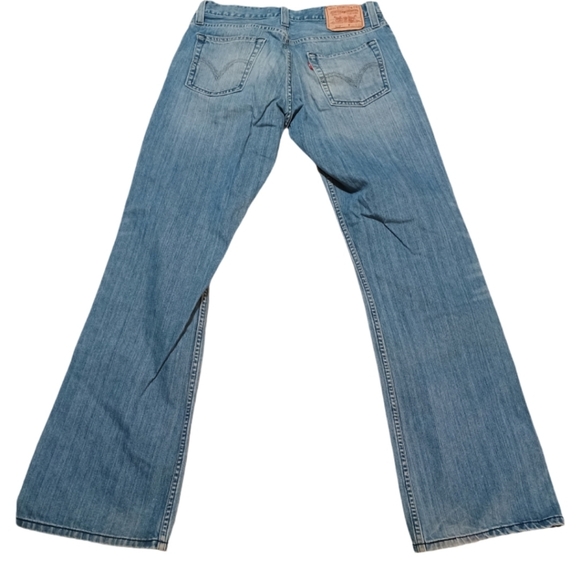 Levi's 527 Men's Bootcut Jeans in Light Blue - Picture 2 of 4